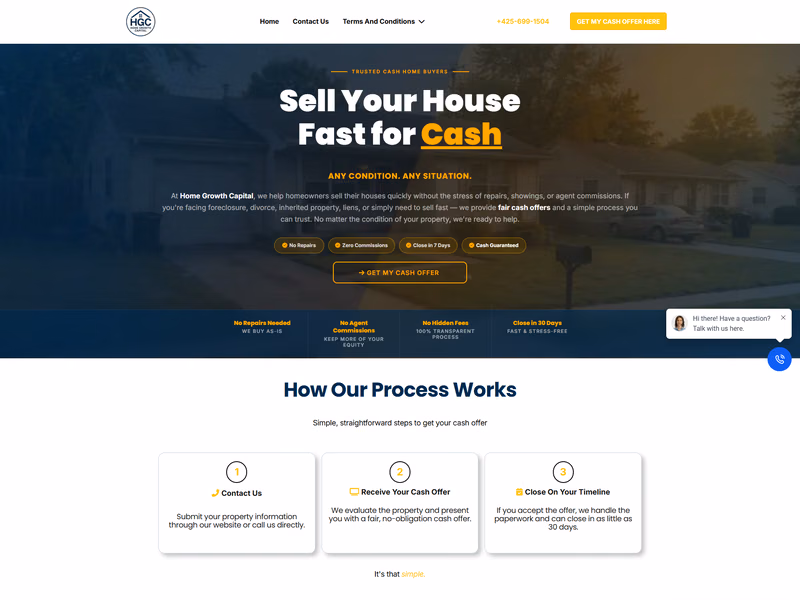 Home Growth Capital website preview