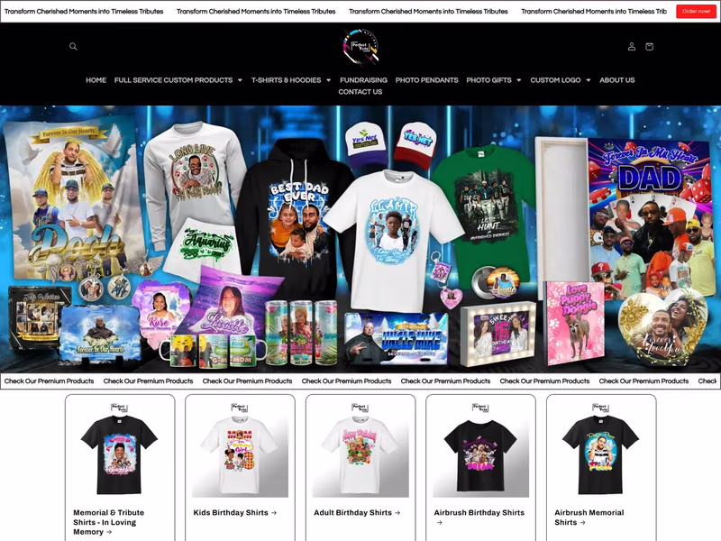 Perfect Foto website preview